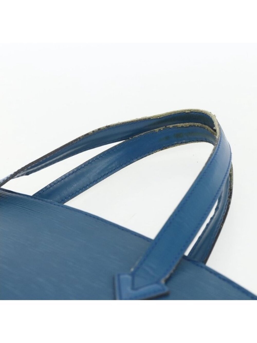 Authentic LOUIS VUITTON Epi Saint Jacques Shoulder Bag Blue M52275 LV - Picture 15 of 16